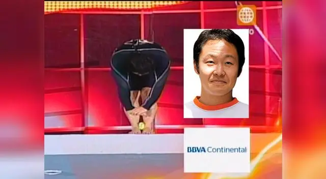 Fujimori pudo superar el trauma al dejarse caer a una piscina con agua. 