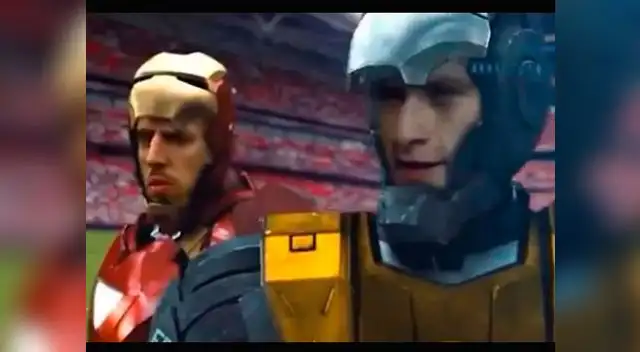 Sale divertida publicidad de la final de la Champion League.