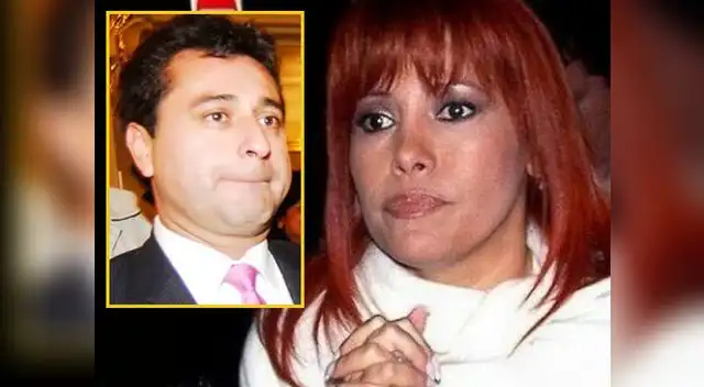 Magaly Medina y notario Alfredo Zambrano