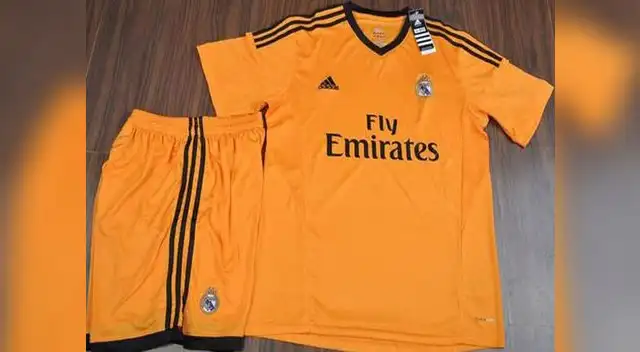Real Madrir apuesta por el naranja para su tercera camiseta