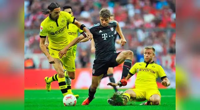 Muller es el arma de gol del Bayern. Se ha convertido en uno de sus jugadores más peligrosos, igual que lo es Lewandosky para el cuadro amarillo.