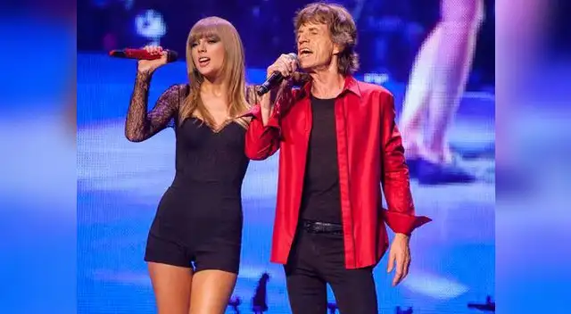 Taylor Swift cantó junto al vocalista de The Rolling Stones. Taylor Swift cantó junto al vocalista de The Rolling Stones.