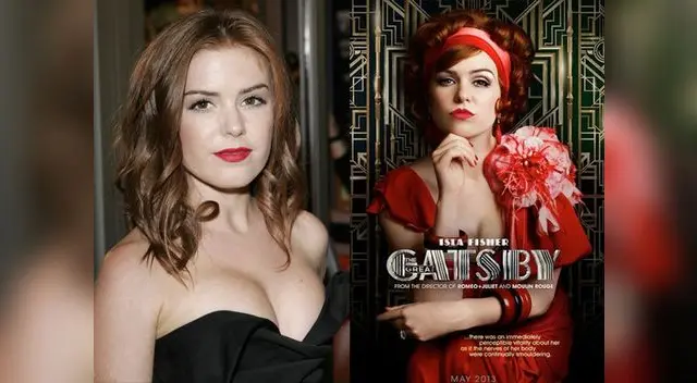 Isla Fisher, actriz de El Gran Gatsby Isla Fisher, actriz de El Gran Gatsby