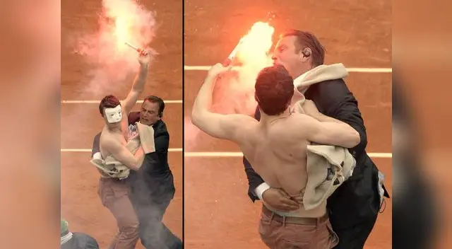 Manifestaciones contra el matromonio homosexual en Francia afectaron el partido Manifestaciones contra el matromonio homosexual en Francia afectaron el partido