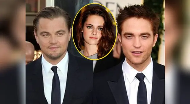 Leonardo Di Caprio, Kristen Stewart y Robert Pattinson