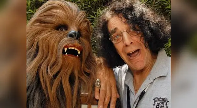 Peter Mayhew interpreta a Chewbacca en Star Wars
