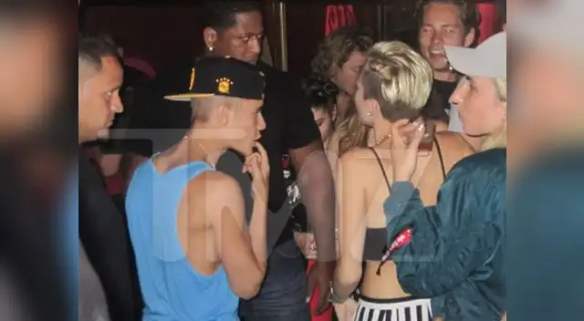 Justin Bieber y Miley Cyrus