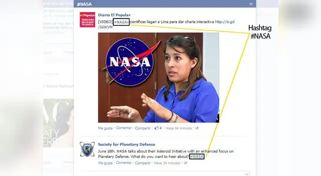 Facebook ya oficializó el uso de los hashtags de Twitter en su sistema