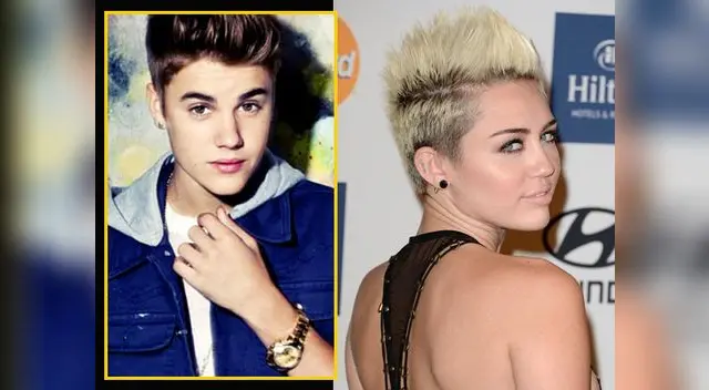 Justin Bieber y Miley Cyrus
