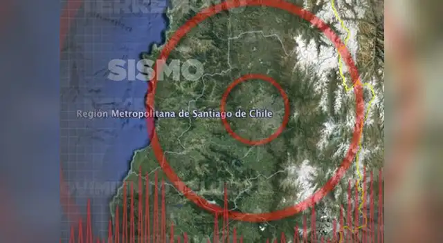 Sismo afectó zona central de Chile