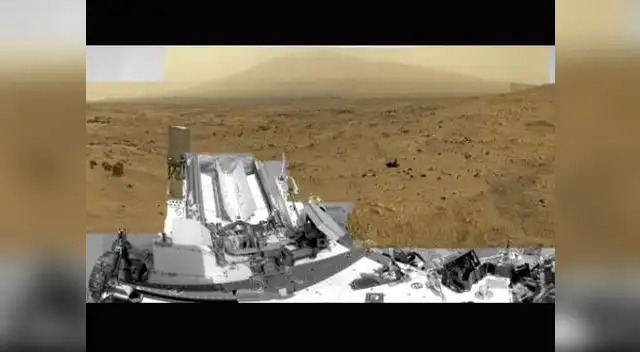 Curiosity toma impresionante fotografía de la superficie del planeta Marte. Curiosity toma impresionante fotografía de la superficie del planeta Marte.
