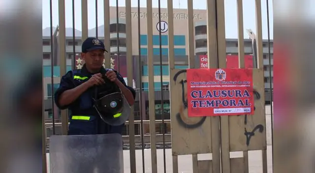 Estadio Monumental con amenaza de cierre.