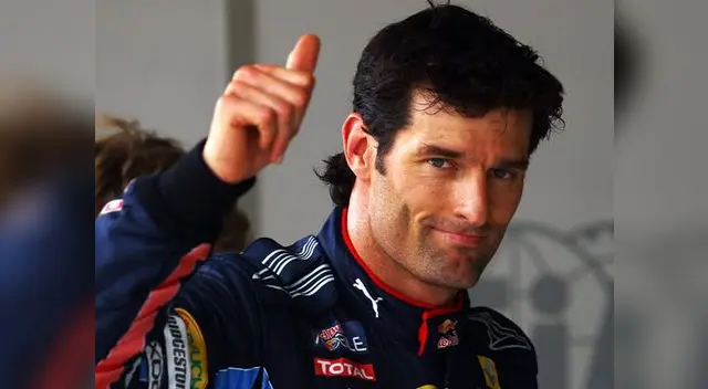 Mark Webber, piloto de Red Bull en circuito de Fórmula 1 Mark Webber, piloto de Red Bull en circuito de Fórmula 1