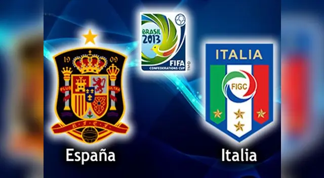 España e Italia se enfrentaron desde las 2 de la tarde por su pase a la final de la Copa Confederaciones