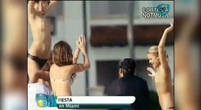 Luis Miguel organizó su fiesta topless.