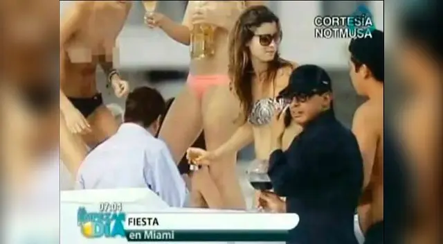 Luis Miguel organizó su fiesta topless.