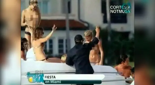 Luis Miguel organizó su fiesta topless.