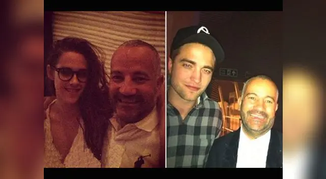 Robert Pattinson y Kristen Stewart con su amigo en común, JC. Robert Pattinson y Kristen Stewart con su amigo en común, JC.