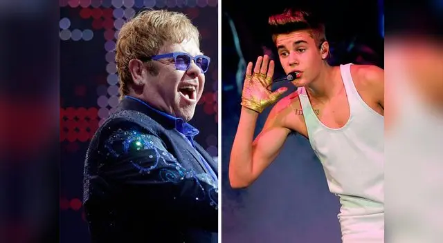 Justin Bieber es menospreciado por el genio Elton John. Veterano cantante no lo pasa.