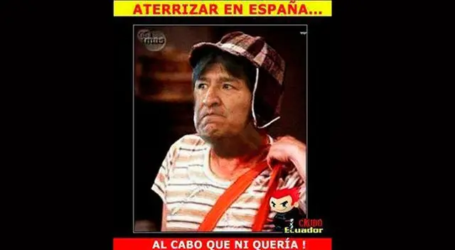 Facebook: Salieron los memes de Evo Morales