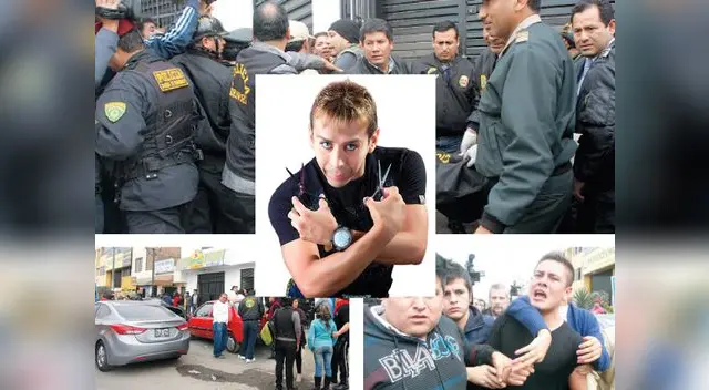 El cuerpo sin vida de Germán Huambachano, Alex Quiroga, fue retirado de su negocio en Los Olivos. El cuerpo sin vida de Germán Huambachano, Alex Quiroga, fue retirado de su negocio en Los Olivos.