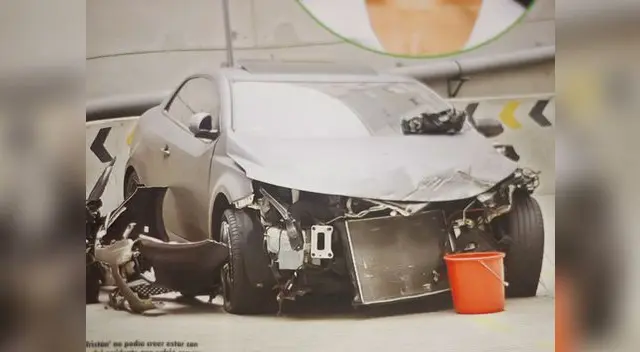 Nikko Ponce: “Se destruyó mi carro y gracias a Dios salí ileso” Nikko Ponce: “Se destruyó mi carro y gracias a Dios salí ileso”