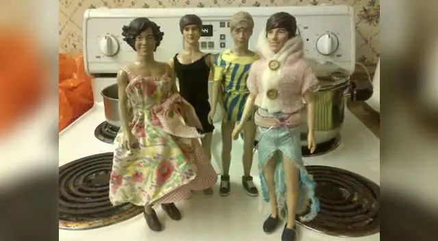 One Direction en una de las polémicas imágenes que circula las redes sociales