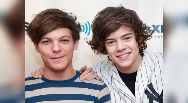 Louis Tomlinson y Harry Styles, integrantes de One Direction