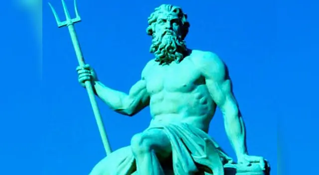 Poseidón, dios del mar.