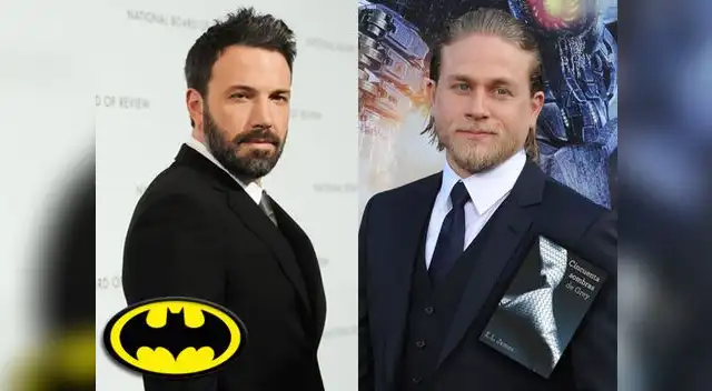 Ben Affleck (Batman) y Charlie Hunnam (Christian Grey)