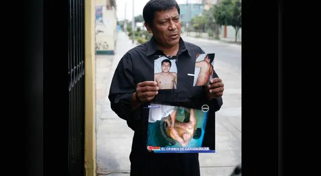 El papá de Gerson Falla mostró las fotos de las torturas de su hijo.