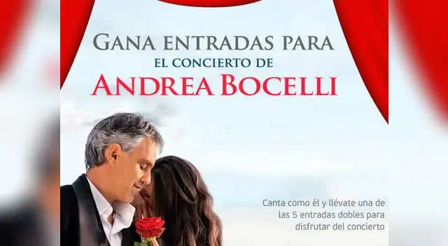 Canta como él para ir a su concierto.