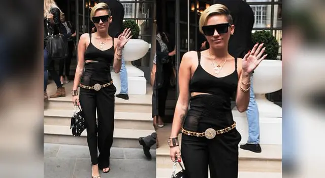 Miley Cyrus se muestra sin ropa interior a través de sexy transparencia de Chanel