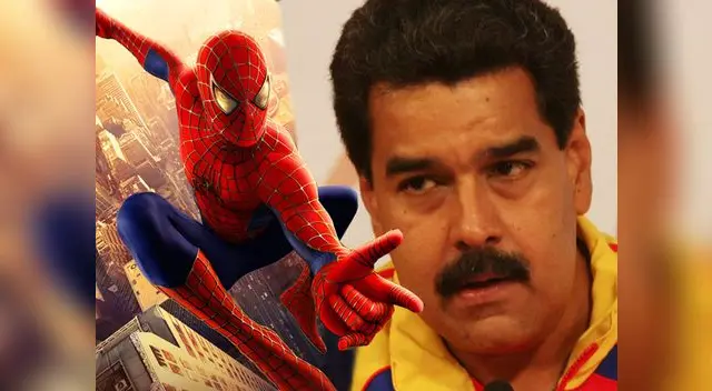 Nicolás Maduro acusó a Spiderman de violencia en Venezuela Nicolás Maduro acusó a Spiderman de violencia en Venezuela