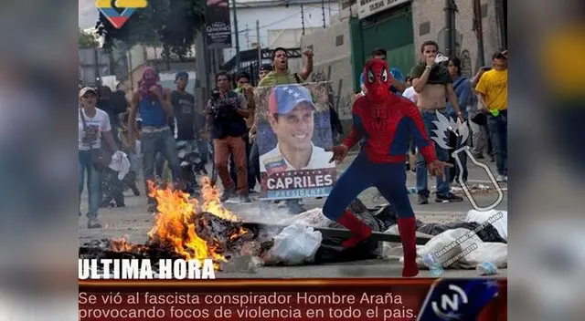 Memes de Nicolás Maduro tras acusar al Hombre Araña (Spiderman) de causar violencia en Venezuela Memes de Nicolás Maduro tras acusar al Hombre Araña (Spiderman) de causar violencia en Venezuela