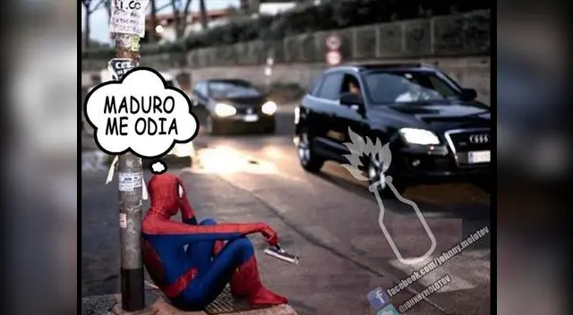 Memes de Nicolás Maduro tras acusar al Hombre Araña (Spiderman) de causar violencia en Venezuela Memes de Nicolás Maduro tras acusar al Hombre Araña (Spiderman) de causar violencia en Venezuela