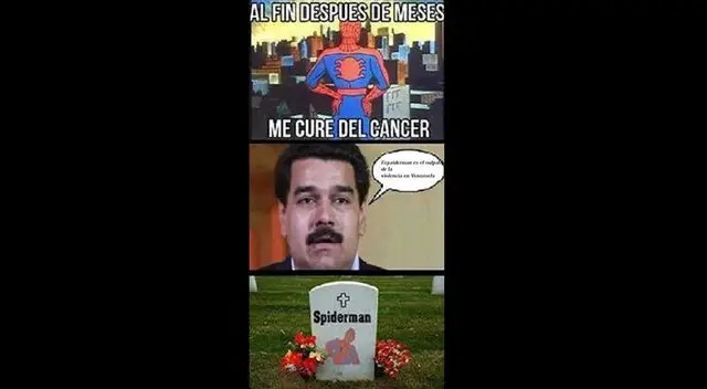 Memes de Nicolás Maduro tras acusar al Hombre Araña (Spiderman) de causar violencia en Venezuela Memes de Nicolás Maduro tras acusar al Hombre Araña (Spiderman) de causar violencia en Venezuela