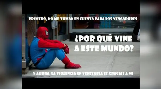 Memes de Nicolás Maduro tras acusar al Hombre Araña (Spiderman) de causar violencia en Venezuela Memes de Nicolás Maduro tras acusar al Hombre Araña (Spiderman) de causar violencia en Venezuela