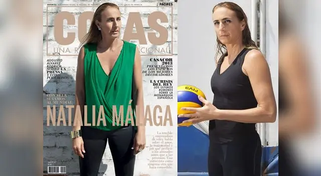 Natalia Málaga en una sexy sesión de fotos para la Revista Cosas