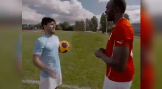 Usain Bolt participó en publicidad junto al Kun Agüero. Usain Bolt participó en publicidad junto al Kun Agüero.