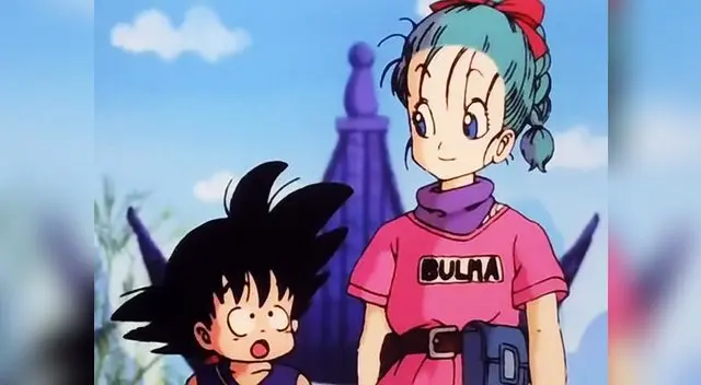 Bella y temperamental Bulma. En una escena, Gokú le tocó su parte íntima. Dicha imagen fue vetada.