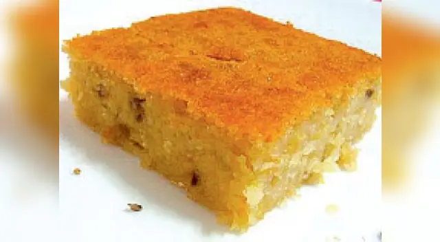 Pastel de choclo dulce.