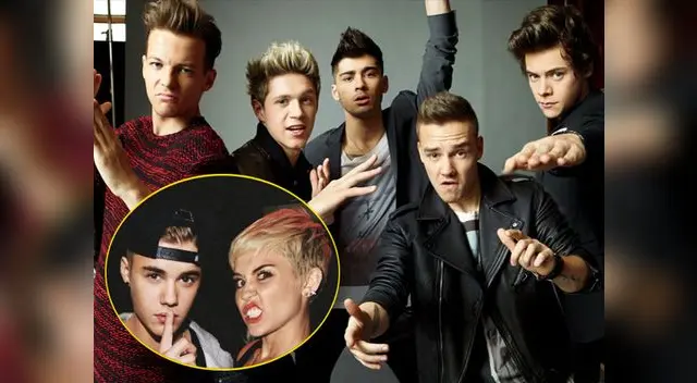 One Direction se convierte en la banda más poderosa y destrona a Miley Cyrus y Justin Bieber One Direction se convierte en la banda más poderosa y destrona a Miley Cyrus y Justin Bieber