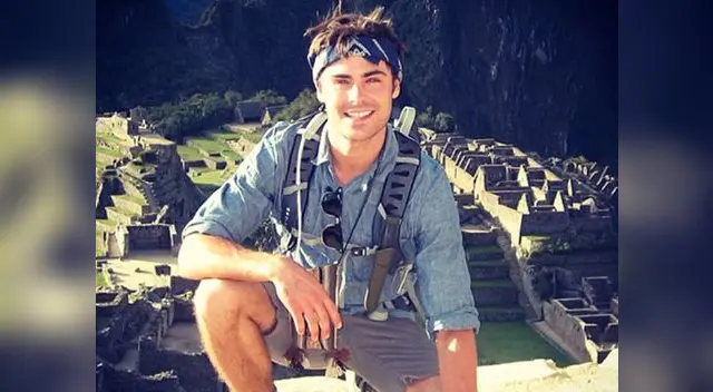 Zac Efron compartió en Instagram una foto en Machupicchu y agradeció apoyo de sus fans Zac Efron compartió en Instagram una foto en Machupicchu y agradeció apoyo de sus fans