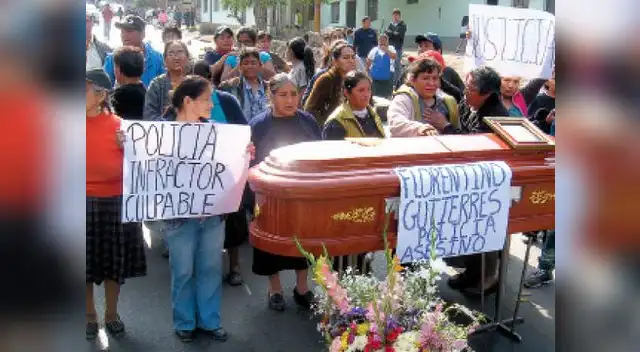 Pobladores protestaron en Carretera Central por muerte de anciana.