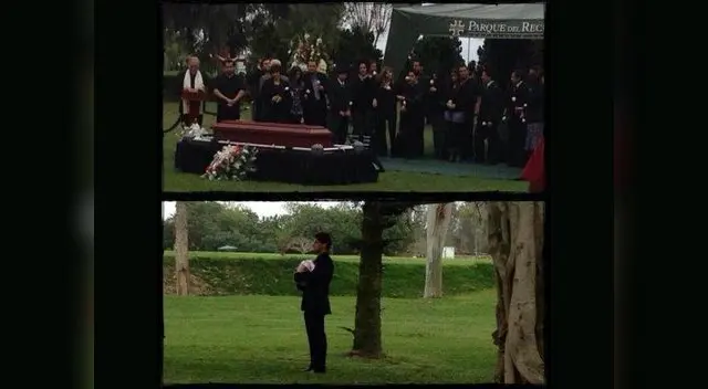 Se filta supuesta imagen del entierro de Grace.