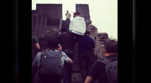 Justin Bieber visitó la Gran Muralla china como parte de tour. Justin Bieber visitó la Gran Muralla china como parte de tour.