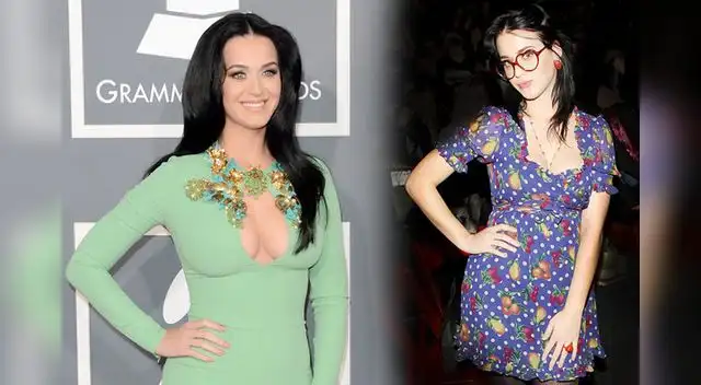 Katy Perry: Vea el antes y después del look de esta cantante.