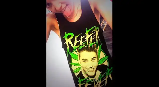 Miley Cyrus: Justin Bieber y la marihuana en nueva foto en Twitter.