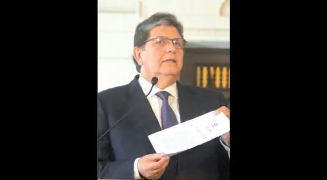 Alan García estará en Megacomisión.